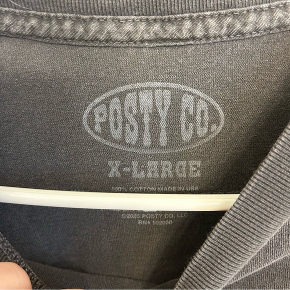 Post Malone Big Ass Stadium Tour Cut Out Tank Black Washed Graphic Shirt XL - Picture 3 of 7